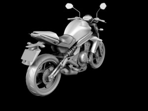 kawasaki er6n 2012 Modèle 3D