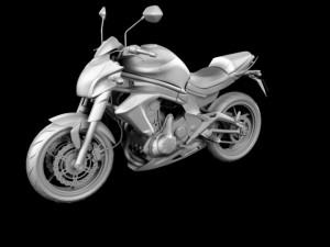 kawasaki er6n 2012 Modèle 3D