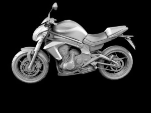 kawasaki er6n 2012 3D Model