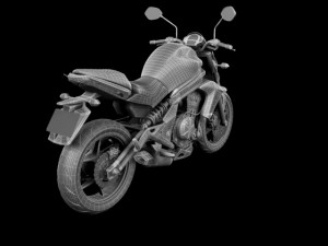 kawasaki er6n 2012 Modèle 3D