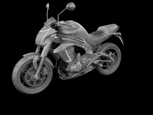 kawasaki er6n 2012 Modèle 3D