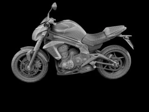kawasaki er6n 2012 3D Model