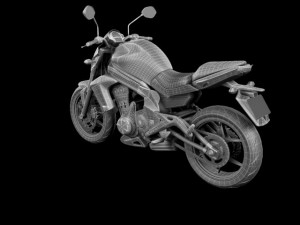 kawasaki er6n 2012 Modèle 3D