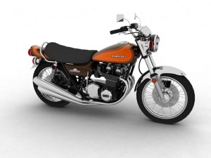 kawasaki z1 900 1972 3D मॉडल