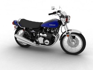 kawasaki z1 900 1972 3D मॉडल
