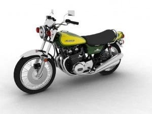 kawasaki z1 900 1972 3D Model