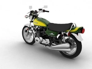 kawasaki z1 900 1972 3D Model