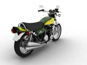 kawasaki z1 900 1972 3D Model