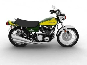 kawasaki z1 900 1972 3D Model