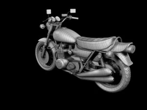 kawasaki z1 900 1972 3D Model
