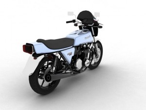 kawasaki z1r 1977 3D 모델