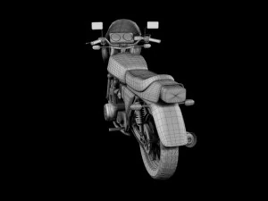 kawasaki z1r 1977 3D Model