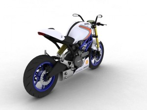 ducati monster 796 racer 2012 3Dモデル