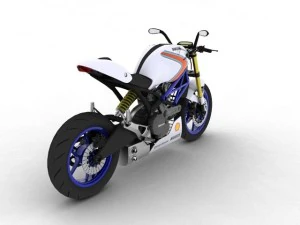 ducati monster 796 racer 2012 3D Model