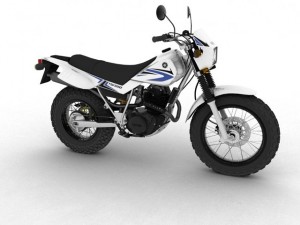yamaha tw200 2012 3D-Modell