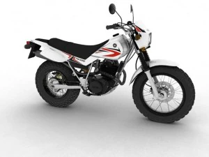 Yamaha TW200 2012 3D Modell