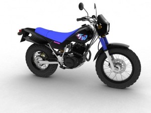 yamaha tw200 2012 3D Model