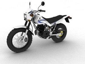 yamaha tw200 2012 3D Model