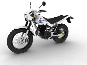 Yamaha TW200 2012 3D Modell