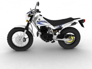yamaha tw200 2012 3D Model