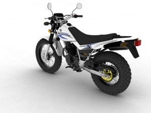 yamaha tw200 2012 3D Model