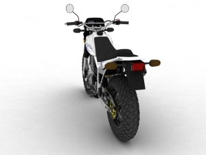yamaha tw200 2012 3D Model