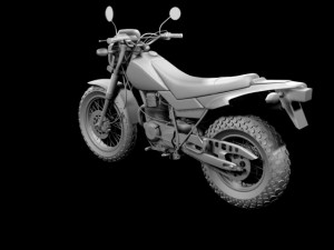 yamaha tw200 2012 3D Model