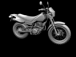 yamaha tw200 2012 3D Model