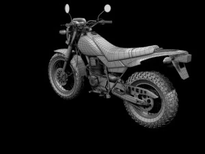 Yamaha TW200 2012 3D Modell