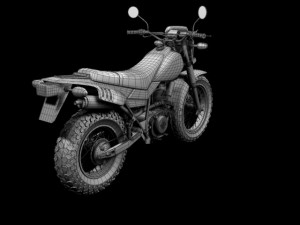yamaha tw200 2012 3D Model