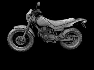 yamaha tw200 2012 3D Model