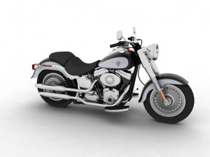 harleydavidson flstf fat boy 2012 3D Model