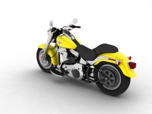 harleydavidson flstf fat boy 2012 3D Model