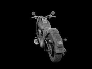 harleydavidson flstf fat boy 2012 3D Model