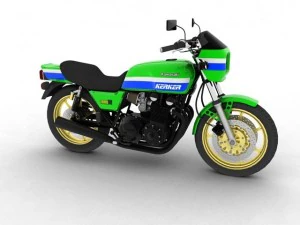 kawasaki z1000r 1981 3D Model