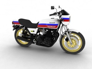 kawasaki z1000r 1981 3D Model