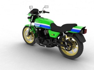 kawasaki z1000r 1981 3D Model