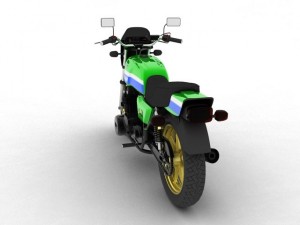 kawasaki z1000r 1981 3D Model