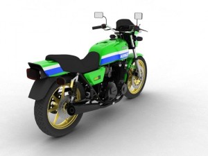 kawasaki z1000r 1981 3D Model