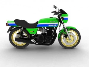 kawasaki z1000r 1981 3D Model