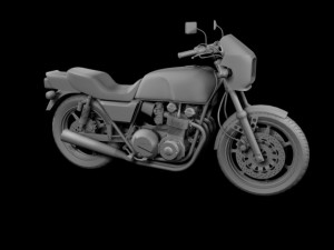 kawasaki z1000r 1981 3D Model