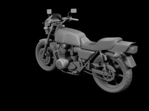 kawasaki z1000r 1981 3D Model