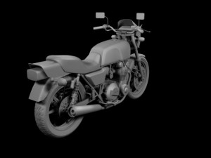 kawasaki z1000r 1981 3D Model