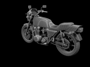 kawasaki z1000r 1981 3D Model