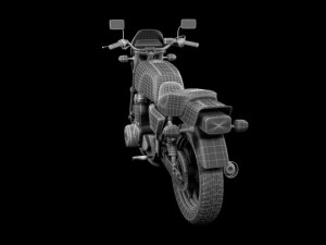 kawasaki z1000r 1981 3D Model