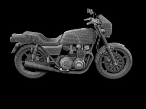 kawasaki z1000r 1981 3D Model
