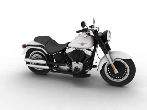 harleydavidson flstfb fat boy lo 2012 3D Model