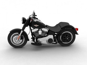 harleydavidson flstfb fat boy lo 2012 3D Model