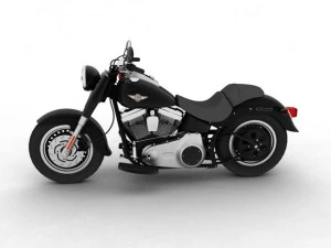 harleydavidson flstfb fat boy lo 2012 3D Model
