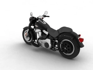 harleydavidson flstfb fat boy lo 2012 3D Model